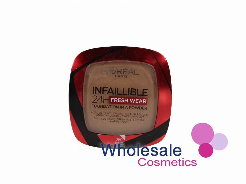 6 x L'Oreal Paris Infaillible 24H Fresh Wear Foundation - 260 GOLDEN SUN
